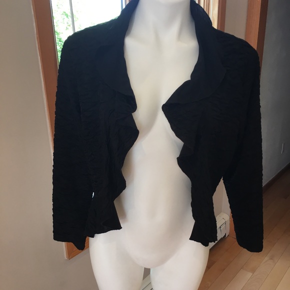 Jackets & Blazers - Open ruffles blazer